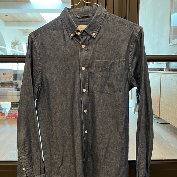 Saturdays NYC Denim Men’s Button Up. Size S - Picture 1 of 3